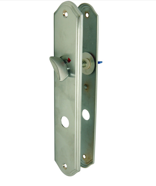Satin Nickel Brass Door Lock with Knob Door Hardware Kit