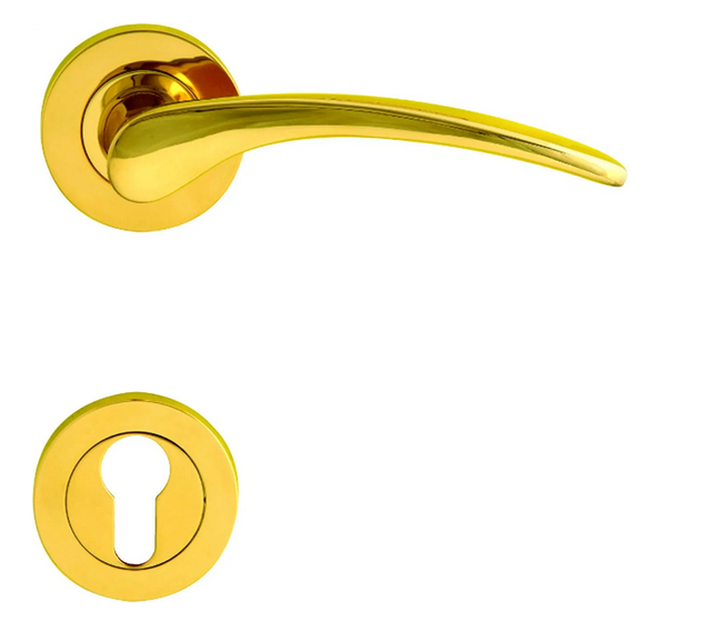 High Quality PVD Finished Brass Door Lock