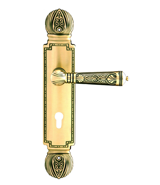 Antique Brass Door Lock Door handle 