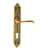Luxury Brass Door Lock Door Handle without Lock Cylinder