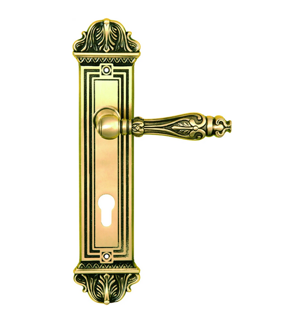 Antique Brass Door Lock Door Handle 