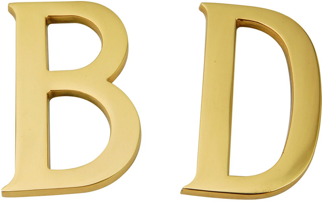 Customized Brass House Number House Letter 