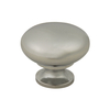 Brass Round Knob Furniture Hardware with Satin Chrome Finish