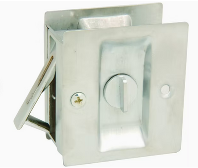 Brass Recessed Sliding Door Lock