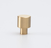 Modern Brushed Brass Cabinet Knob – Round Drawer Pull Handle