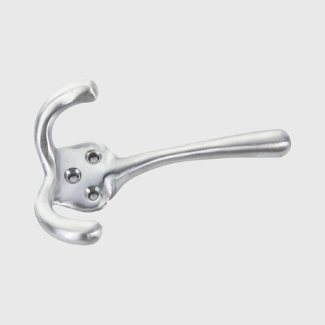 Coat Hooks with Three Flared Prongs