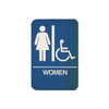Plastic Restroom Sign – Durable Bathroom Door Indicator for Men, Women, and Unisex Toilets