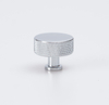 Round Knurled Brass Cabinet Knob