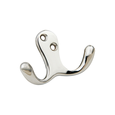 Brass Double Coat Hook Bathroom Accessories
