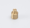 Modern Brushed Brass Cabinet Knob – Round Drawer Pull Handle