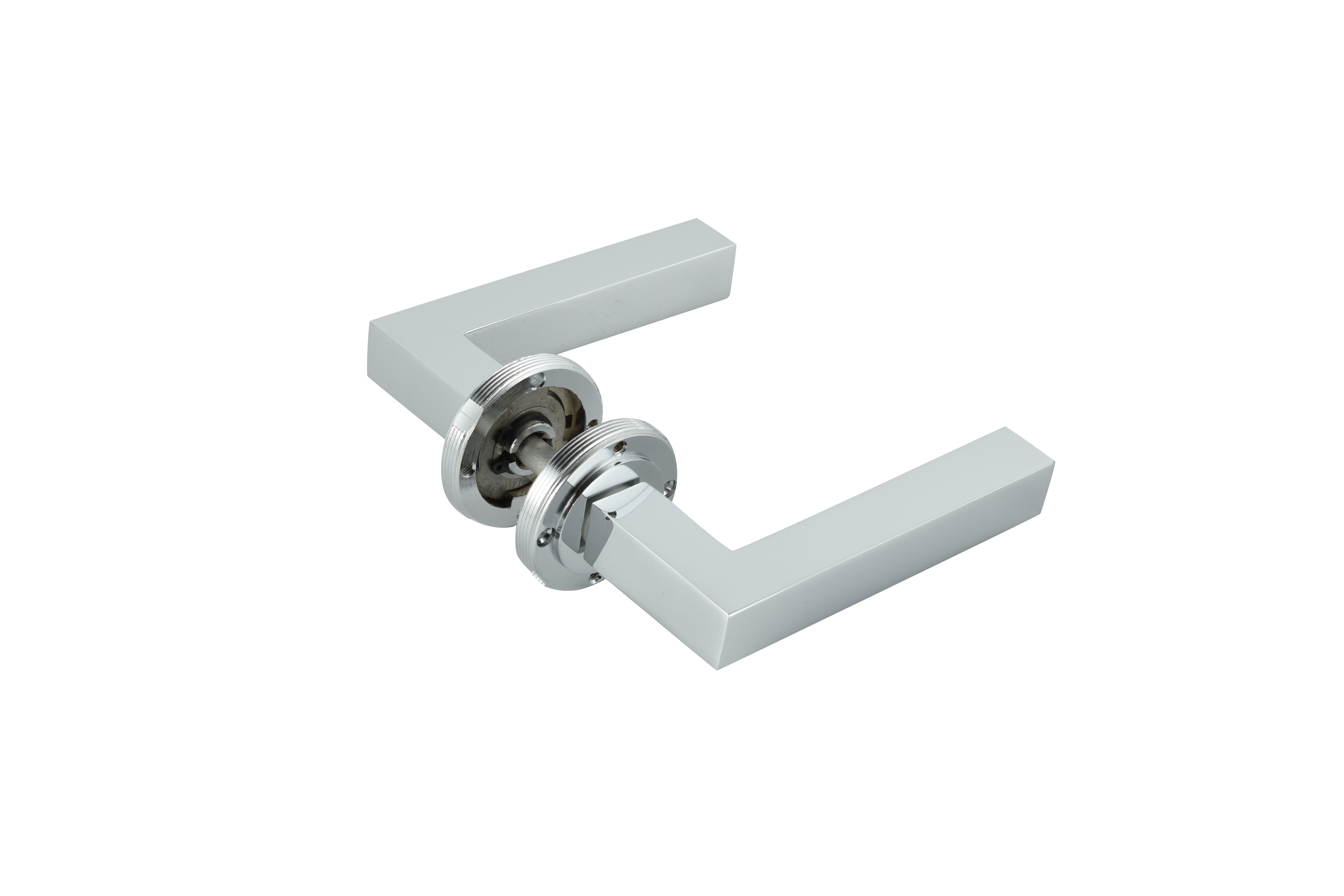 Furniture Hardware Tubular Door Handle New Security Internal Brass Hollow Pull Lever Door Handle