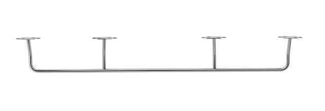 Stainless Steel Handrail for Train & Subway, Polished Grab Bar, Public Transport Safety Handle
