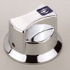 Chrome Plated Zinc Alloy Gas Stove Control Knob with Flame Indicator