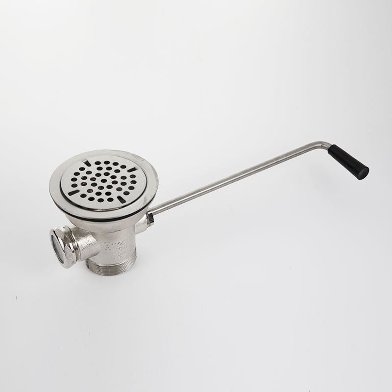 Lever-Operated Kitchen Sink Drain Valve System