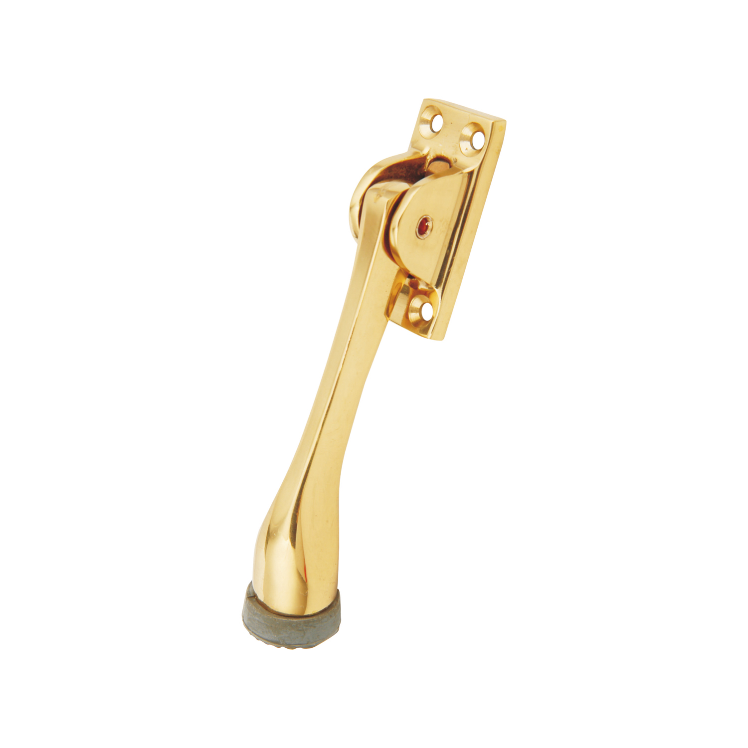 Wall mounted door stop hardware positioning and alignment
