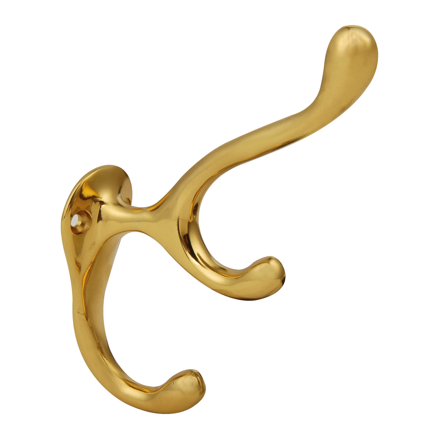 Brass hook installation and spacing