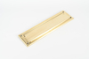 Brass Mail Slot Cover – 10" & 13" Sizes