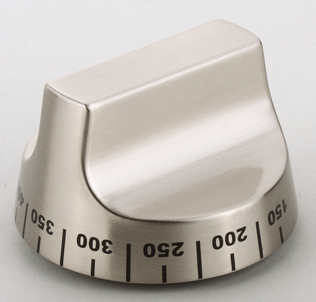 Zinc Alloy Control Knob for Kitchen Equipment – Ø63.5 mm Metal Appliance Knob