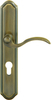 Satin Brass Door Lock Door Handle Door Hardware